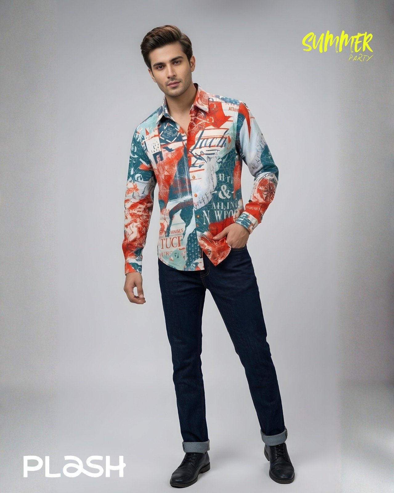 Men's Casual Shirt Full Sleeve